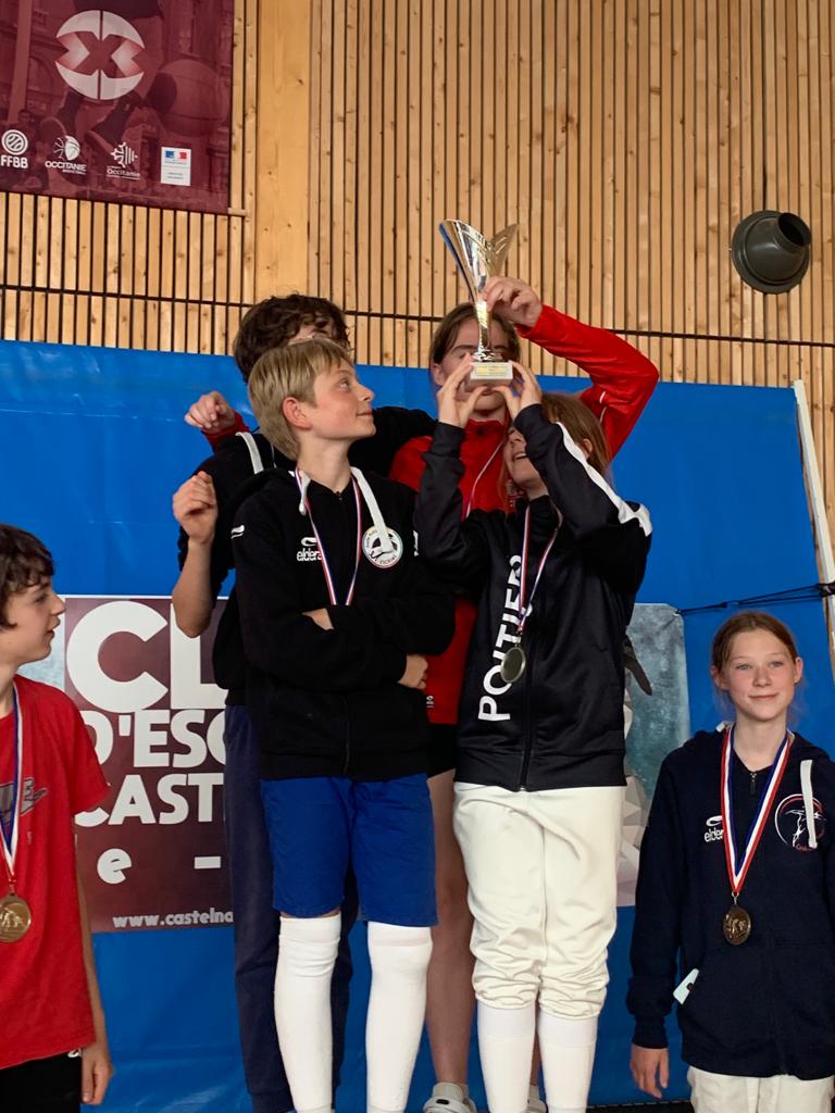 podium équipe